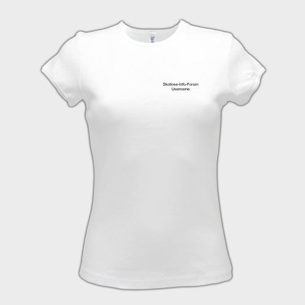 Ladies Style weiß Frontdruck