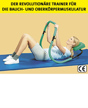 Bauchmuskel und Anti-Flachrückentrainer